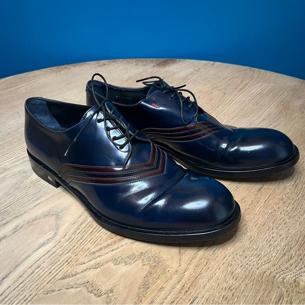 Louis Vuitton Mens Vertigo Derby Patent Leather Oxford Dress Shoes UK 6.5 US 7.5
